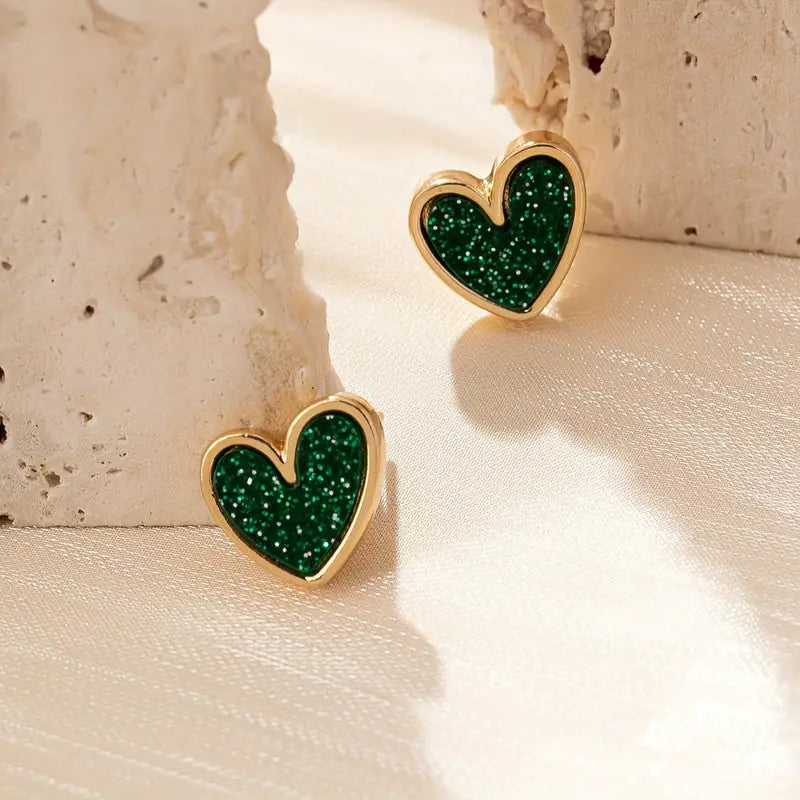 Mini Delicate Heart Shaped Stud Earrings